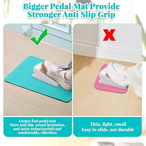 Miniatura 26 de 3 tapetes silenciadores para máquina de coser, tapete para máquina de coser, almohadilla de goma antideslizante que se mantiene en su lugar para Rosa