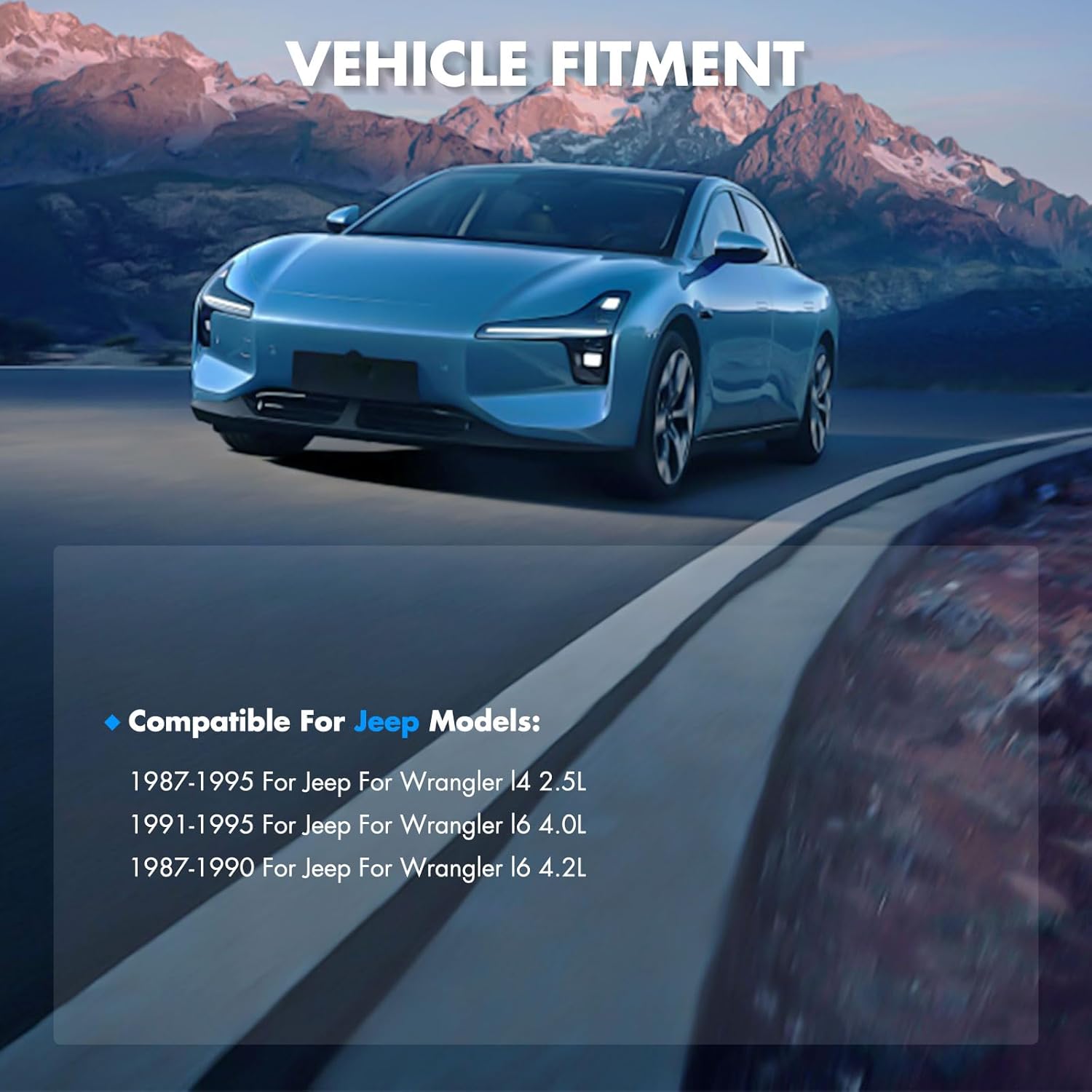 ECCPP 2PCS Fuel Tank Straps Replacement 1987-1995 for Jeep Wrangler l4 2.5L 1991-1995 for Jeep Wrangler l6 4.0L 1987-1990 for Jeep Wrangler l6 4.2L 578-212 J5354959