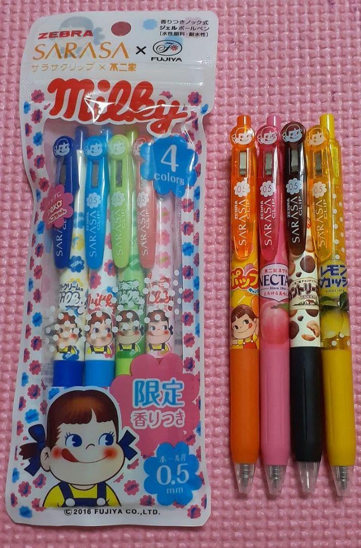 サラサ限定ペコちゃんボールペン4本