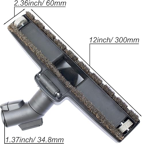 Miniatura 3 de Para Miele, accesorios de cepillo de aspiradora de pelo de caballo con ruedas, accesorios de aspiradora para alfombras, pisos duros de azulejos,