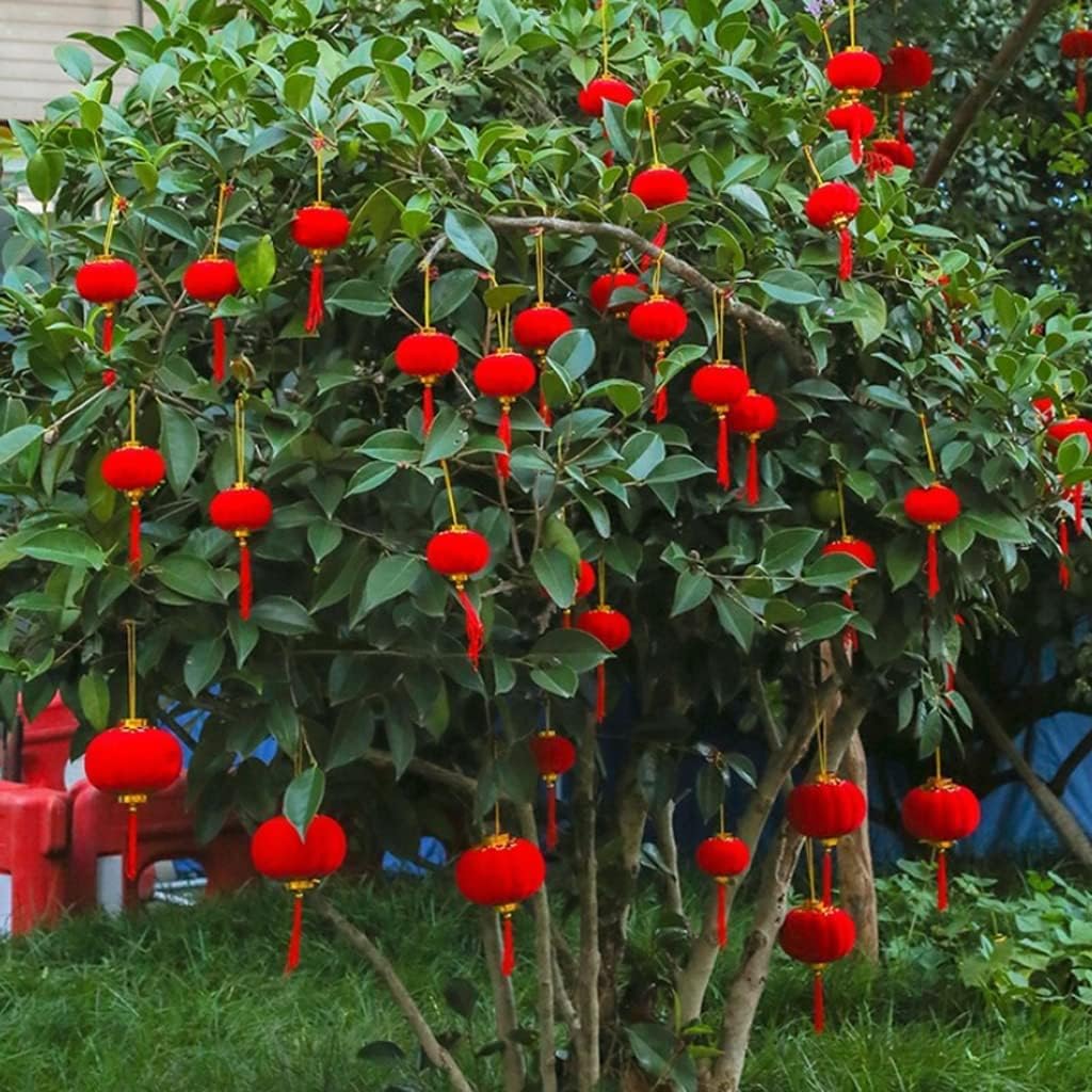 LIOONS Red Lanterns,Chinese Lanterns Indoor and Outdoor Lanterns New Year Wedding Decoration Paper Lantern Lamp Hanging Lantern