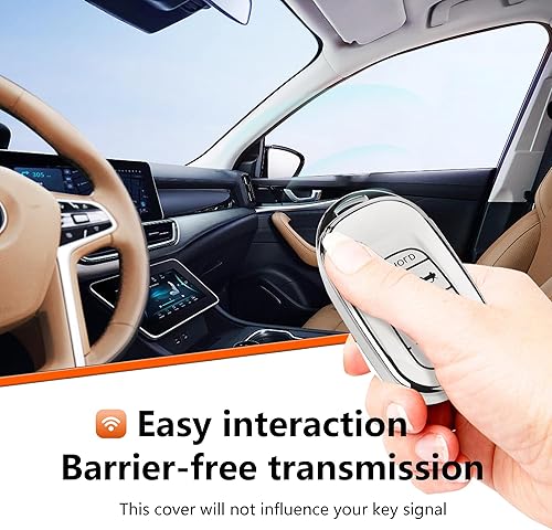 Miniatura 3 de Funda para llavero Honda Accord 2022 2023 con llavero de diamante, funda de TPU suave compatible con llave inteligente Civic CRV Pilot Odyssey de