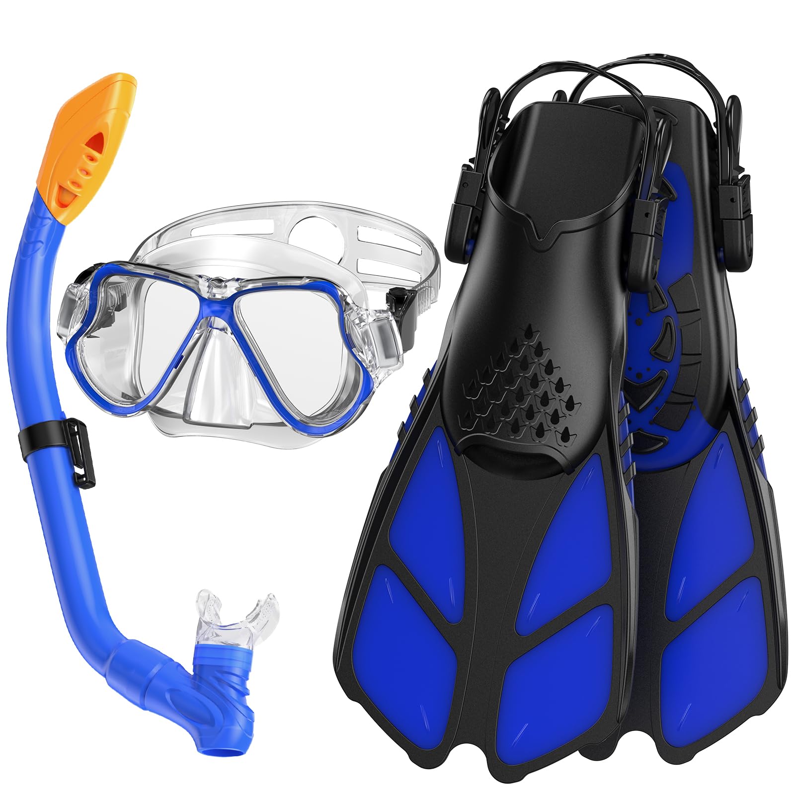 Adicop Máscaras de Buceo y Tubo Máscara,Esnórquel settauch Set, Snorkel Set,Gafas de Buceo para Adulto Y Niños