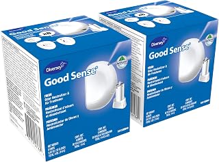 Diversey 101109644 Good Sense Odor Neutralizer & Air Freshener, Commercial Automatic Spray System, Fresh Scent, Refill Cartridge, 0.67-Ounce, 12-Count (2 Boxes of 6)