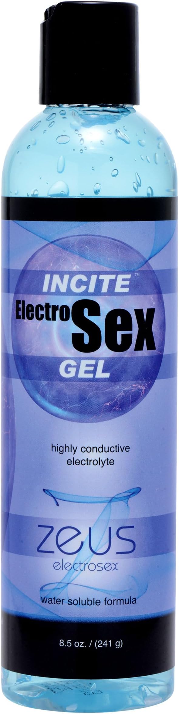 Incite Electrosex Gel, 8.5 Ounce (Unscented, Water-Based, Adult, Unisex)
