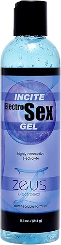 Incite Electrosex Gel, negro/rojo/azul/verde, 8.5 onzas (paquete de 1)