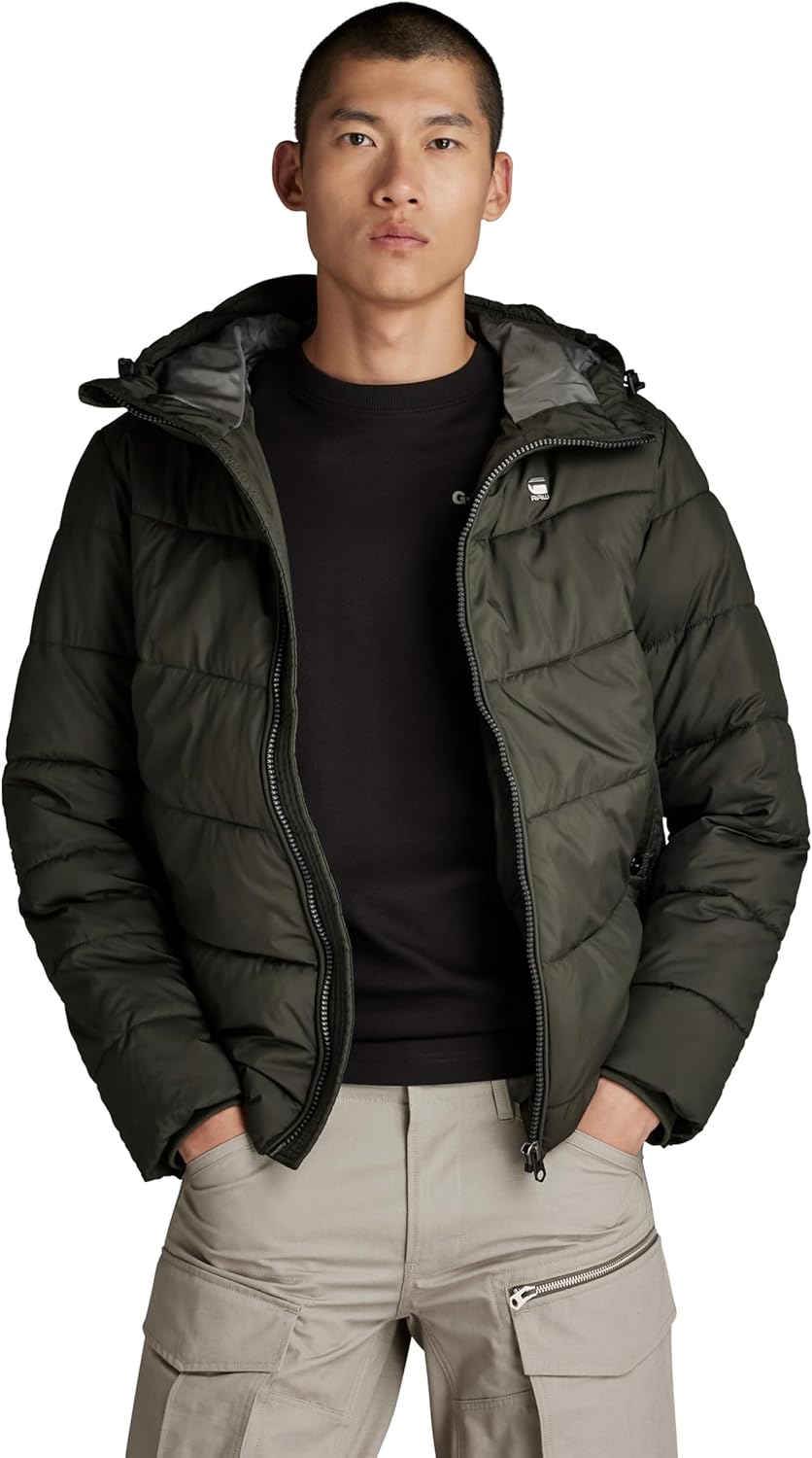 G-STAR RAW Mens Whistler Hooded Puffer Jackets, Grey Togo Ubuy