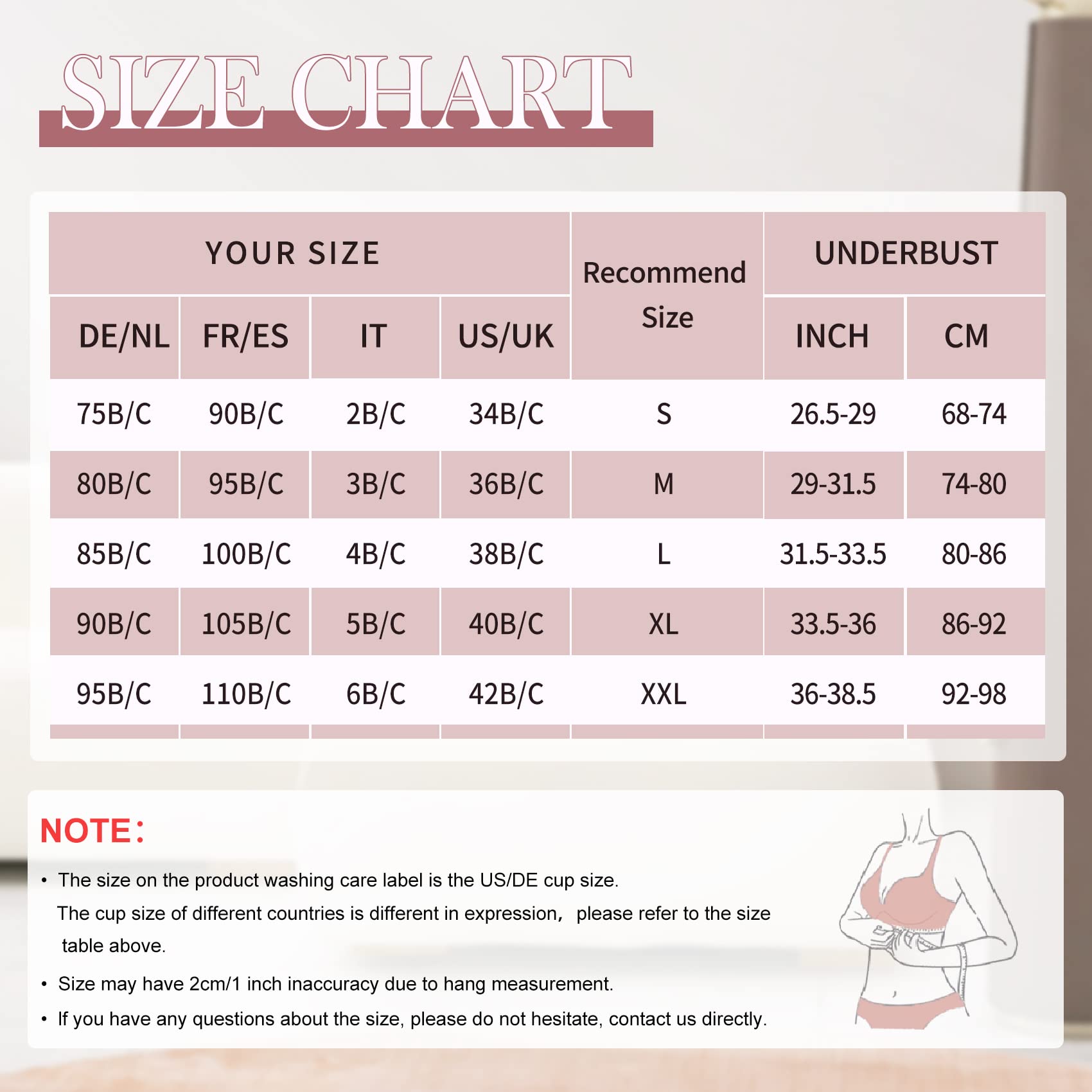 SHEKINI Reggiseno Donna con Chiusura Frontale Bra Senza Ferretto in Pizzo Sexy Halter Triangolo Bralette con Imbottito