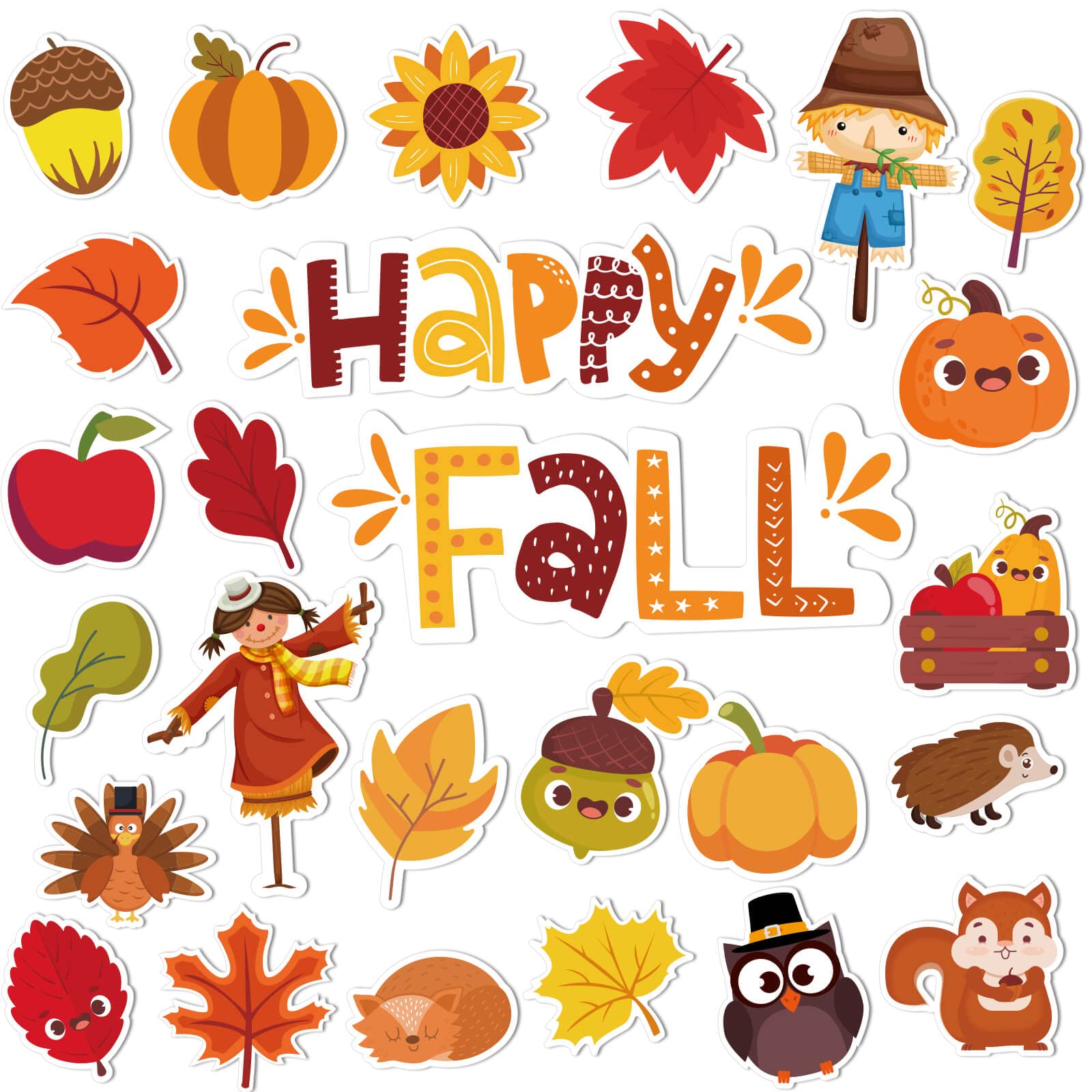 Découpes Hello Fall feuille d'érable pour décoration tableau d'affichage