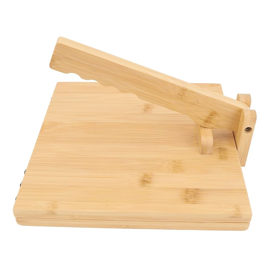 Amazon | ローリングピン付き木製トルティーヤプレスメーカー、手動