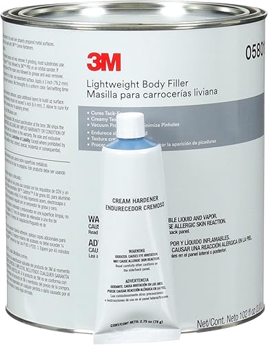 Miniatura 3 de 3M Masilla Corporal Ligera, 05801, 1 galón, Blanco