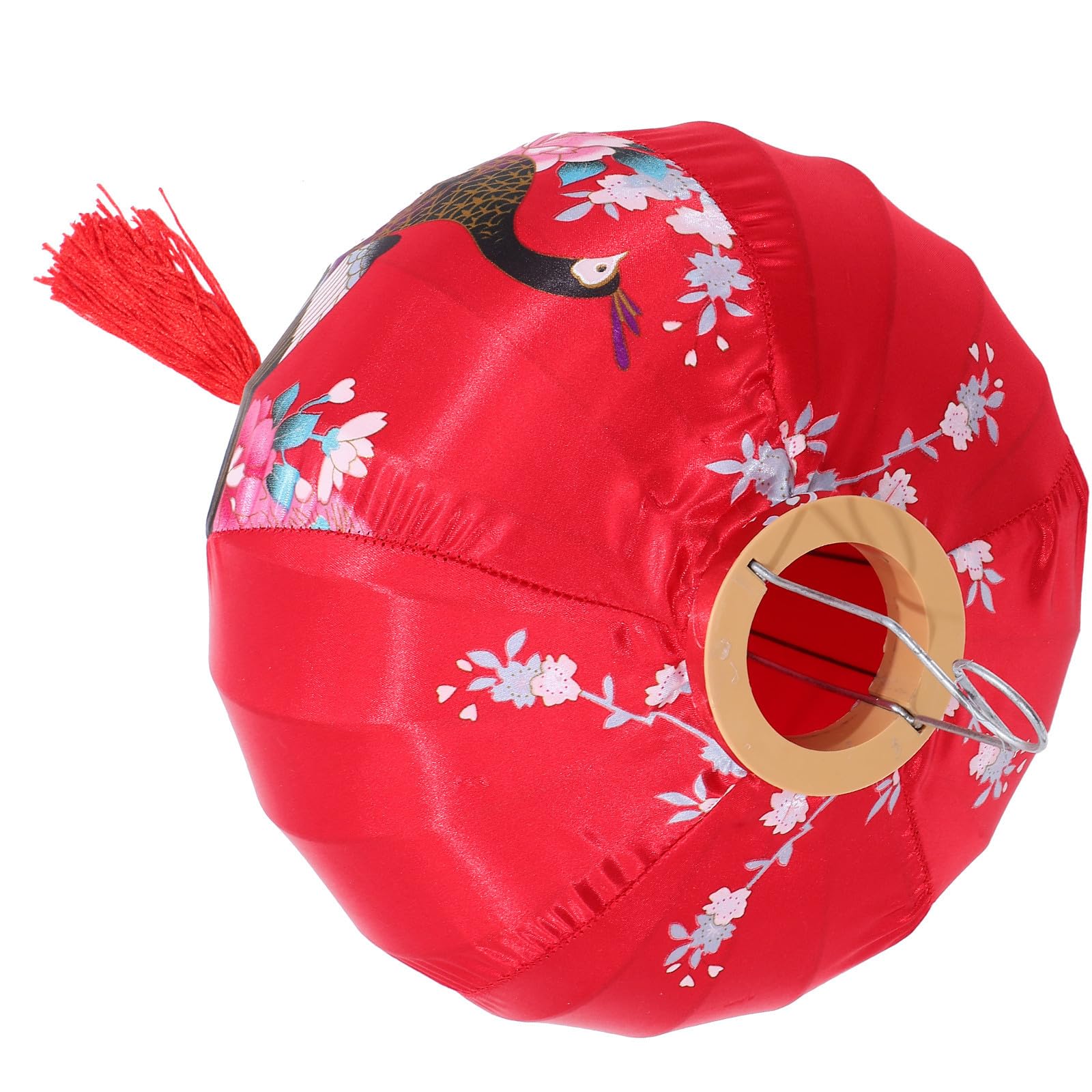 Linterna de pavo real roja reutilizable para solucionar tu decoracion