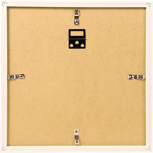 Miniatura 7 de ArtbyHannah - 4 paneles botánicos enmarcados en blanco de 10 x 10 pulgadas, conjunto de collage para decoración de pared con acuarela verde hoja