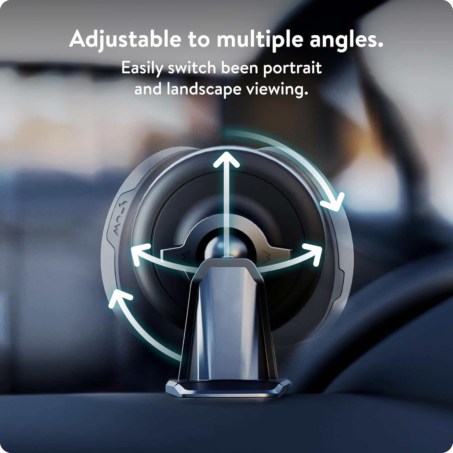 Mous - MagSafe and Pixelsnap Compatible Dashboard Mount - Phone Car Dash Mount Compatible with iPhone 17/16/15/14, Pixel 10, S26/S25 Series Phones - MagSafe Accessories