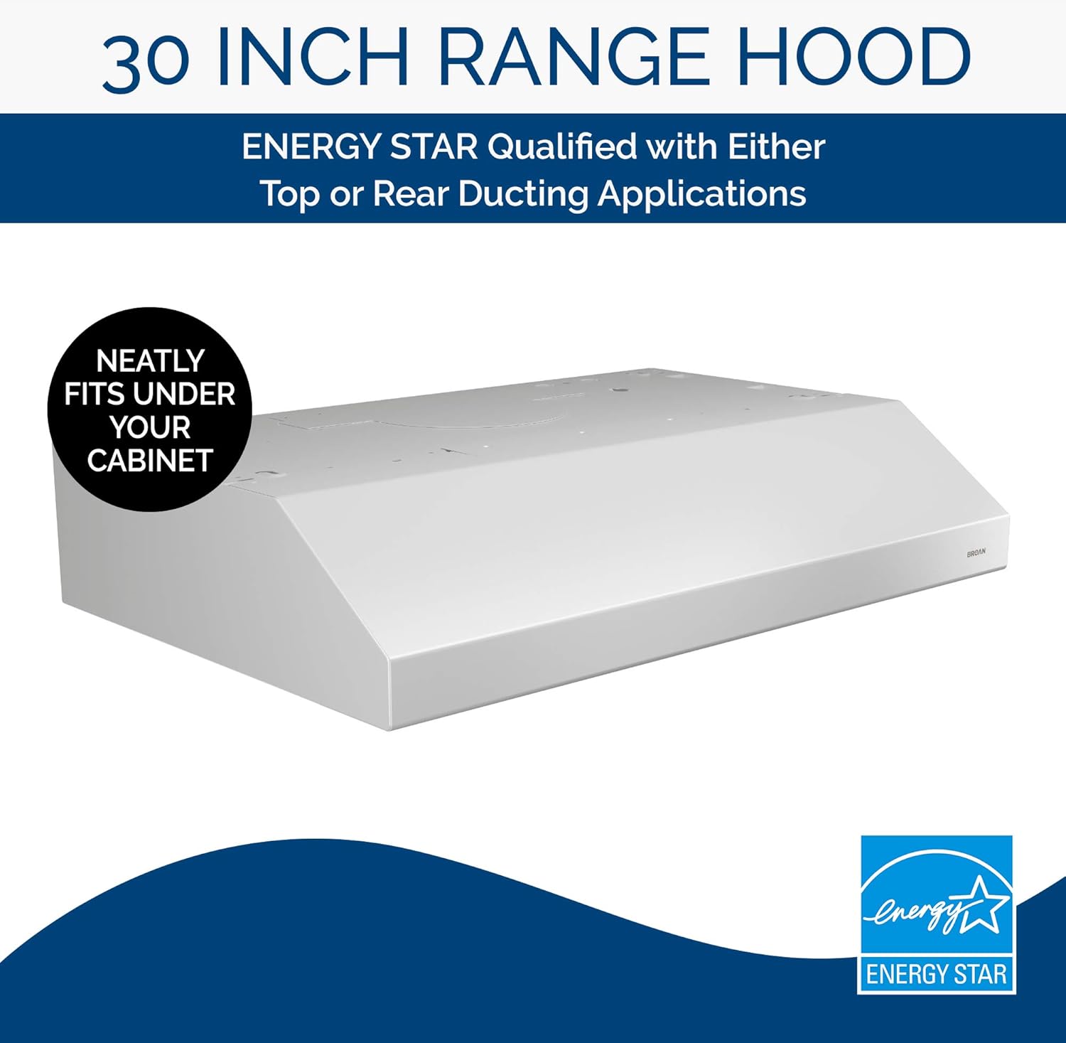 Authentic Crazy Deals Broan-NuTone BCSEK130WW Glacier Energy Star Certified Range Hood with Ligh Exhaust Fan for Under Cabinet, 1.5 Sones, 250 CFM, White, 30-inch Hot Deals Broan-NuTone BCSEK130WW Glacier Energy Star Certified Range Hood with Ligh Exhaust Fan for Under Cabinet, 1.5 Sones, 250 CFM, White, 30-inch