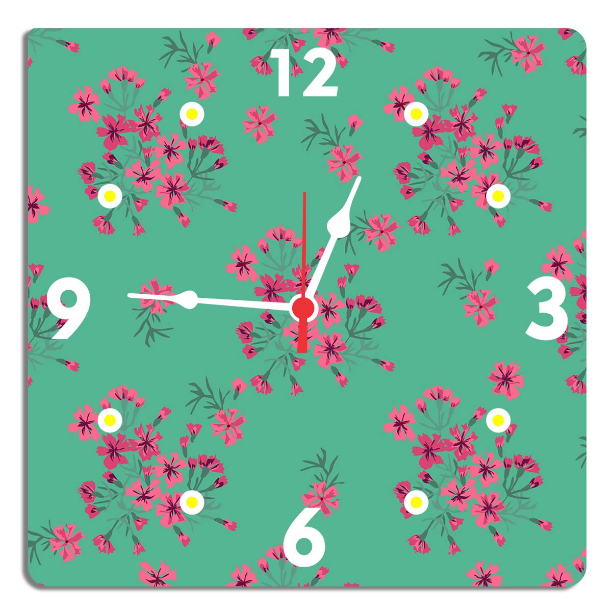 Buy ClicknPick Square Wall Clock for Home and Office Online at Low