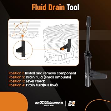 maXpeedingrods Oil Filling Tool for Mercedes 725.0 9-Speed Transmission | 4pcs Metal Oil Change Tool, for Mercedes-Benz 725.0 9G-Tronic 9-Speed Auto Transmission, 725589029000, 72558909000