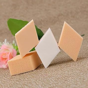 10PCS Triangle Makeup Sponges Mini Applicator Wedges Makeup Foam Makeup Pads Cushion Puff Powder Sponge Applicators Blending
