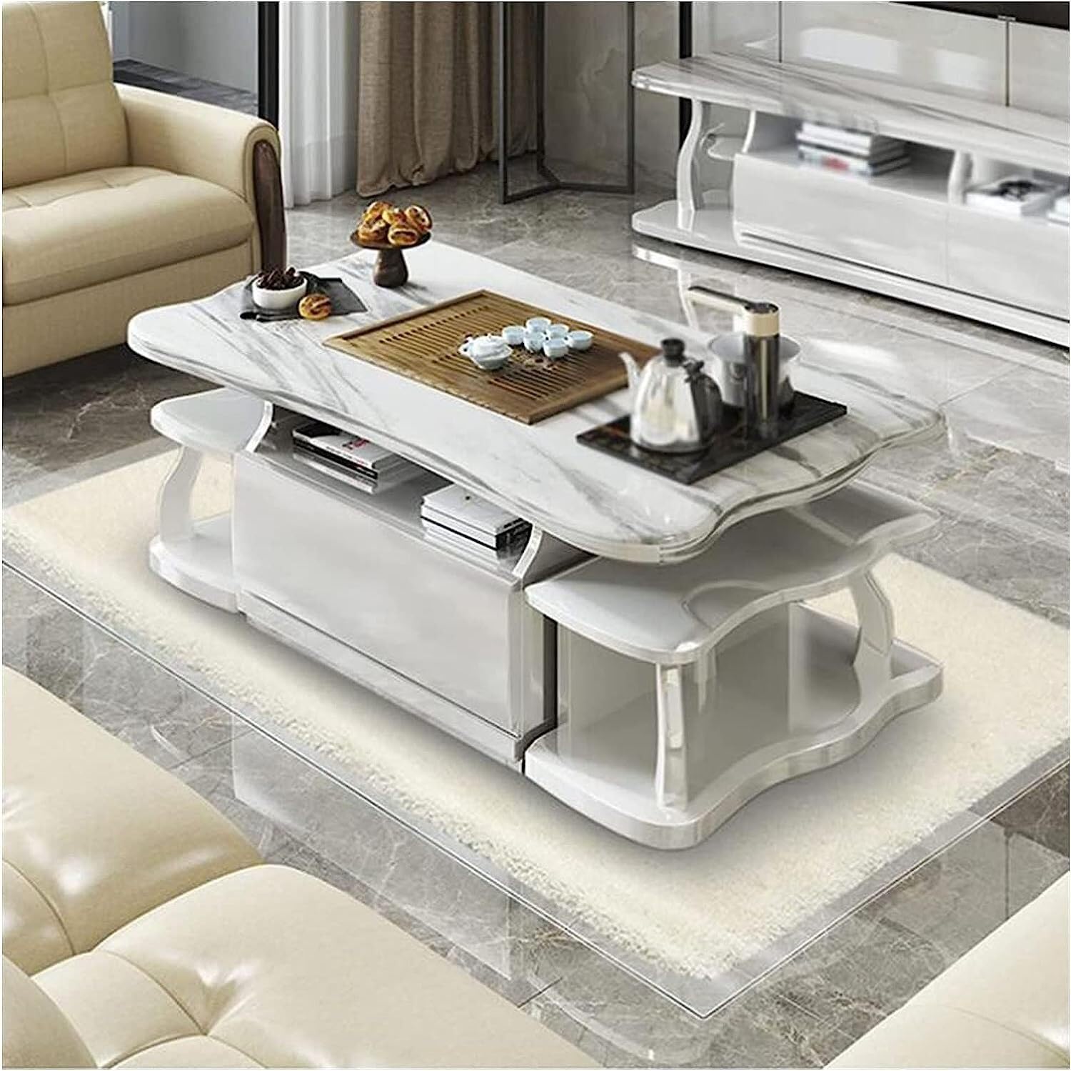 Tapis de Chaise Transparent, Tapis de Sol Transparent, buanderie, Chambre, entrée, Tapis de Porte Transparent d'intérieur, Tapis de Sol antidérapant pour Bureau et Maison (120 x 17