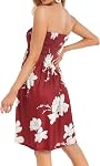 Robes d'été pour les femmes Beach Casual Sundress Strapless Off Couverture de l'épaule