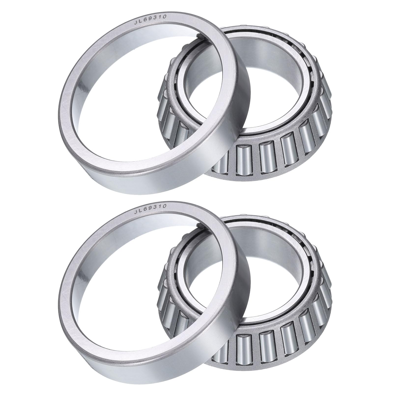 QUARKZMAN 2 Stück Jl69349/Jl69310 Kegelrollenlager Kegel und Schale 1.4961" Bohrung x 2.4803" AD x 0.678" Dick Chrom Stahl Kegellager Set ABEC-3