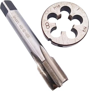 HSS M18 x 1mm Tap and M18 x 1.0mm Die Metric Thread Right Hand