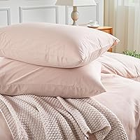 Vista 116 de NEXHOME PRO Funda de edredón Twin XL 100% algodón lavado, transpirable, duradera, texturizada, similar al lino, juego de ropa de cama para el hogar