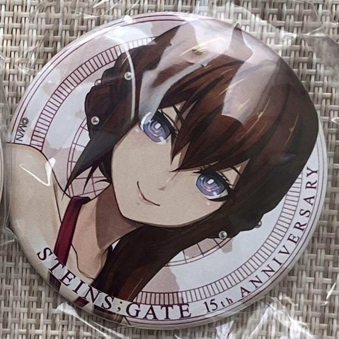 シュタインズゲート 15周年 缶バッジ 牧瀬紅莉栖 カプセルトイ　ガチャ　まとめ シュタインズゲート 15周年 カプセルトイ 缶バッジ 牧瀬紅莉栖 5個