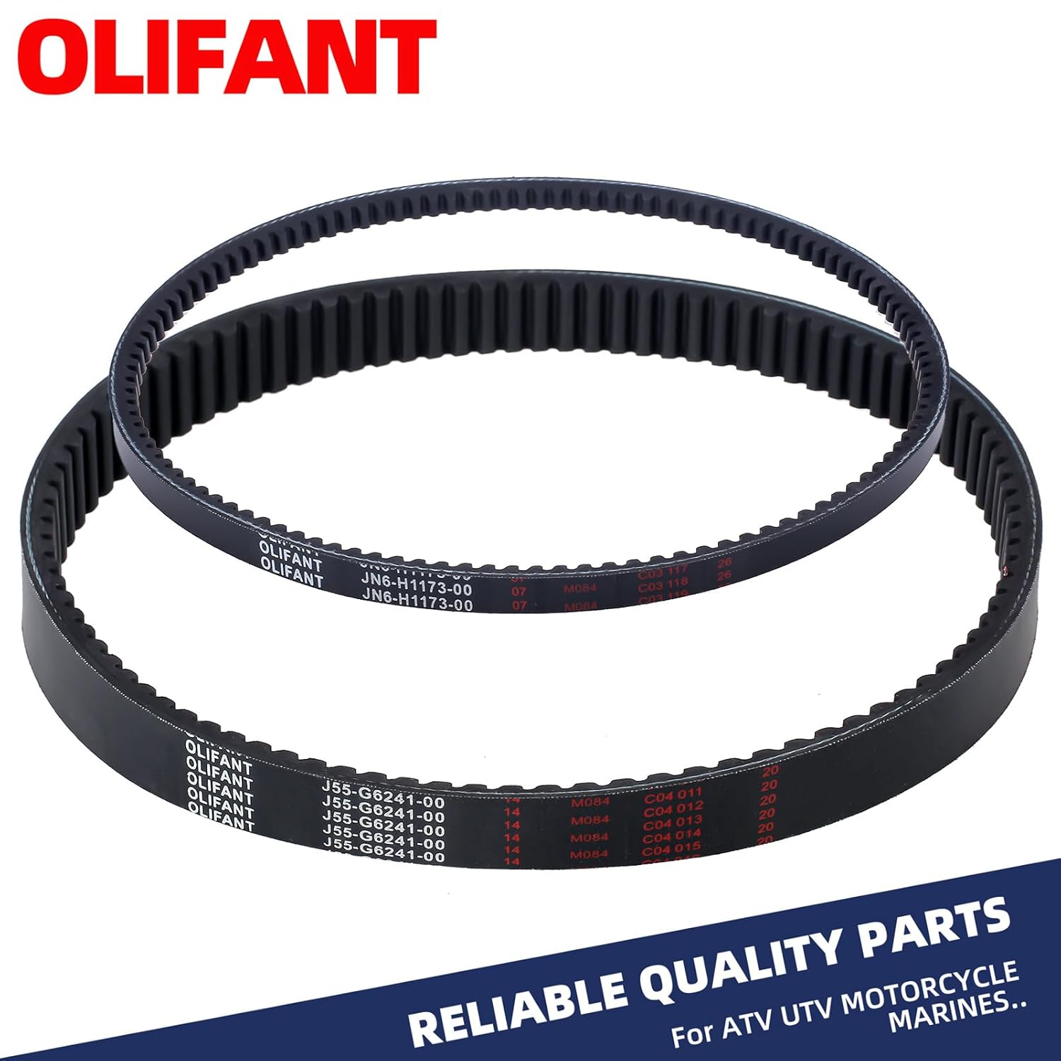 Starter Generator Belt Drive Belt for Yamaha G2 G5 G8 G9 G11 G14 G16 G20 G21 G22 G23 G27 G28 G29/Drive Golf Cart Adventurer Fairway Lounge Concierge J55-G6241-00 J55-H1173-00