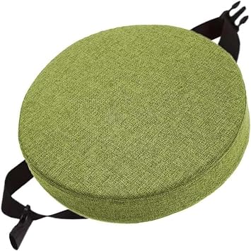 Bar Stool Cushions Round Chair Cushions with Ties of 1 2 4 Seat Cushions for Chairs Non Slip Bistro Chair Pads with Machine Washable Cover for Garde Home and Office# 4,25x3cm/10x1.2in1