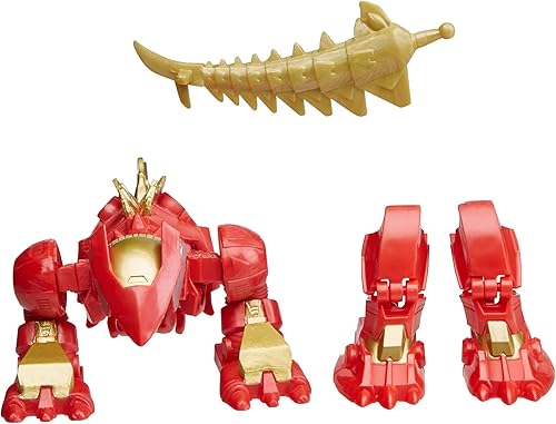 Miniatura 4 de Marvel Mech Strike Mechasaures, figuras de acción de 10 cm de Iron Man con Mechasaur de Iron Stomper, juguetes de superhéroes para niños a partir de