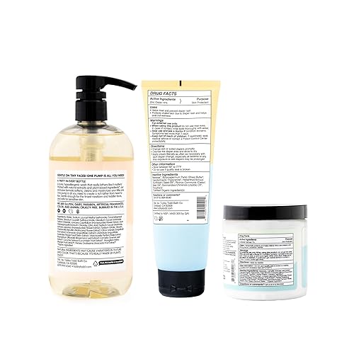 Miniatura 8 de TUBBY TODD Baby Bundle - Conjunto de Cuidado de la Piel para Recién Nacidos - Champú y Gel de Cuerpo Hipoalergénico, Ungüento Multiusos con Avena
