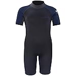 Dark Lightning Kids Wetsuit for Boys and Girls, 3mm Shorty Neoprene Thermal Swimsuit, Wet Suits Size 4-14 Cover Infant/Baby/Toddler/Junior/Youth