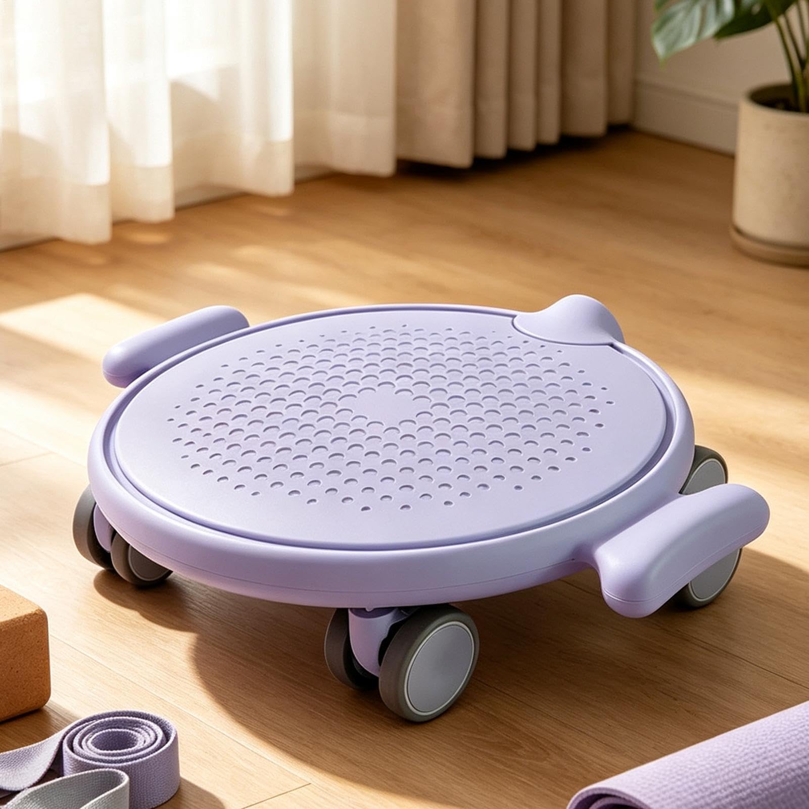 Pilates Slider Discs Silent Core Trainingsscheibe Ausrüstung mit Rollen