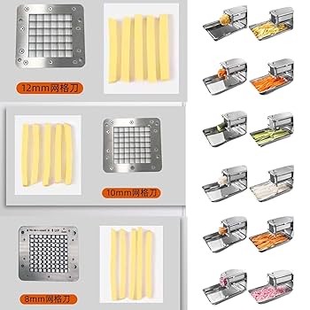 Amazon｜電動フライドポテトカッター、プロフェッショナル業務用