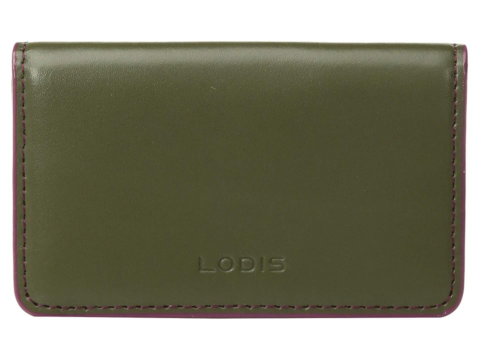 

Lodis Accessories Audrey RFID Mini Card Case (Avocado/Berry) Credit card Wallet