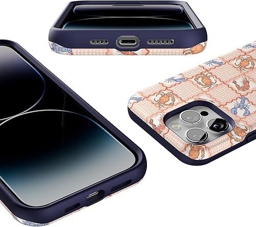 Vista 72 de Casely - Funda para iPhone 14 Pro Max, Viva La Vida, Frida Kahlo Floral Collage, compatible con MagSafe 10 Frida Kahlo Viva La Vida Collage