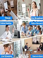 Vista 8 de Micrófono Lavalier inalámbrico para iPhone, Android, Plug-Play, paquete de 2 mini micrófonos profesionales con reducción de ruido, micrófono de clip