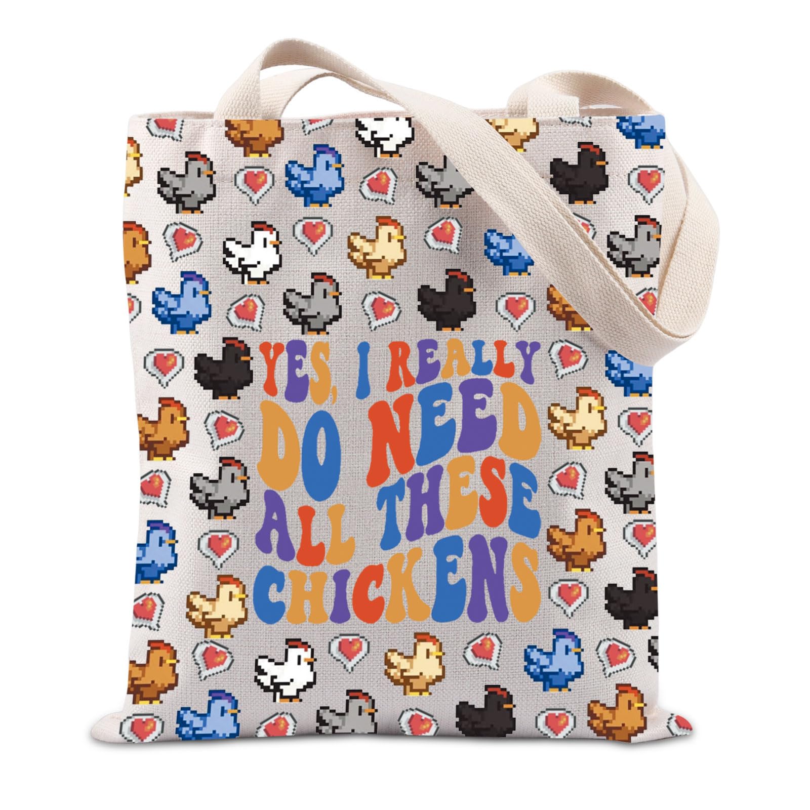 I Really Do Need All These Chickens Gift Vally Chicken Gift Vally Video Game Player Gift Tote Bag