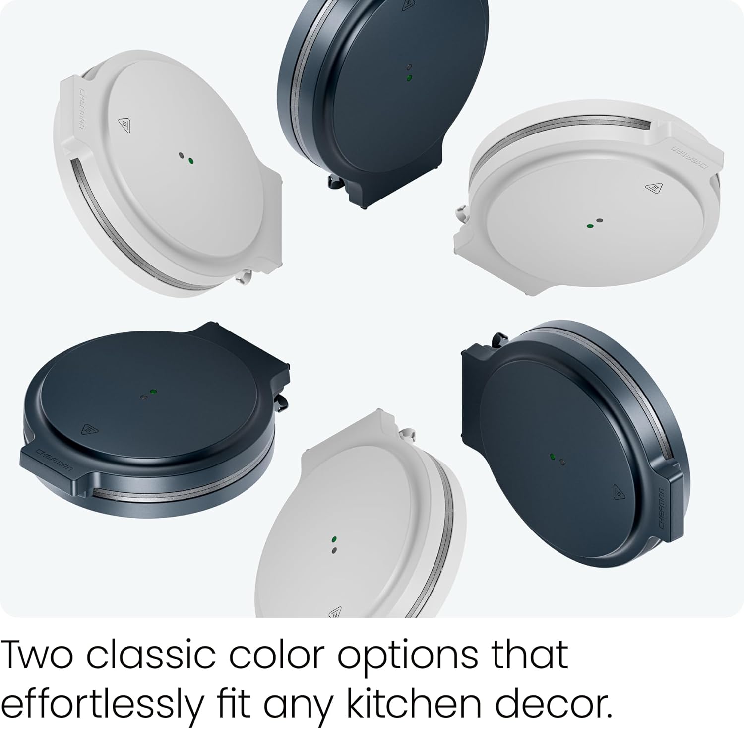 Chefman Everything Maker & Pizza Oven – 1440W Countertop Electric Pizza Maker with 12” Nonstick Cooking Plates, Plus Makes Quesadillas, Omelettes and More, with Indicator Lights and Vertical Storage