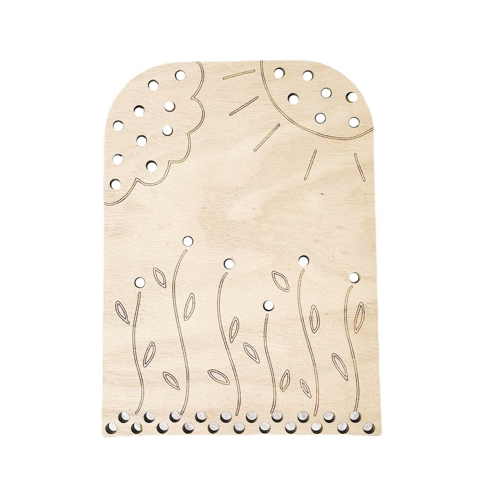 Artistic Flower Arrangement Tray Hand Pick Florals Collector Board Wood Grass/Leaf Collection Board Home Decorations