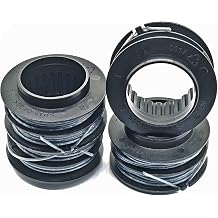 4-Pack Replacement Spools for Toro 60V Max Flex-Force Trimmer, Compatible with Models 51881 51831 51834, 0.080-Inch x 30-Ft Dual Line String Trimmer Refill, Replaces Part #88616