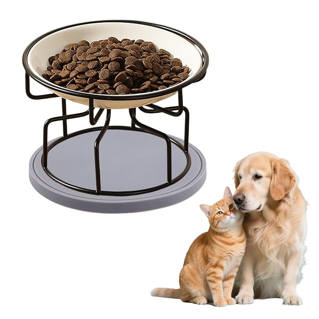 Culinavog Comedero Gato Elevado de Cerámica