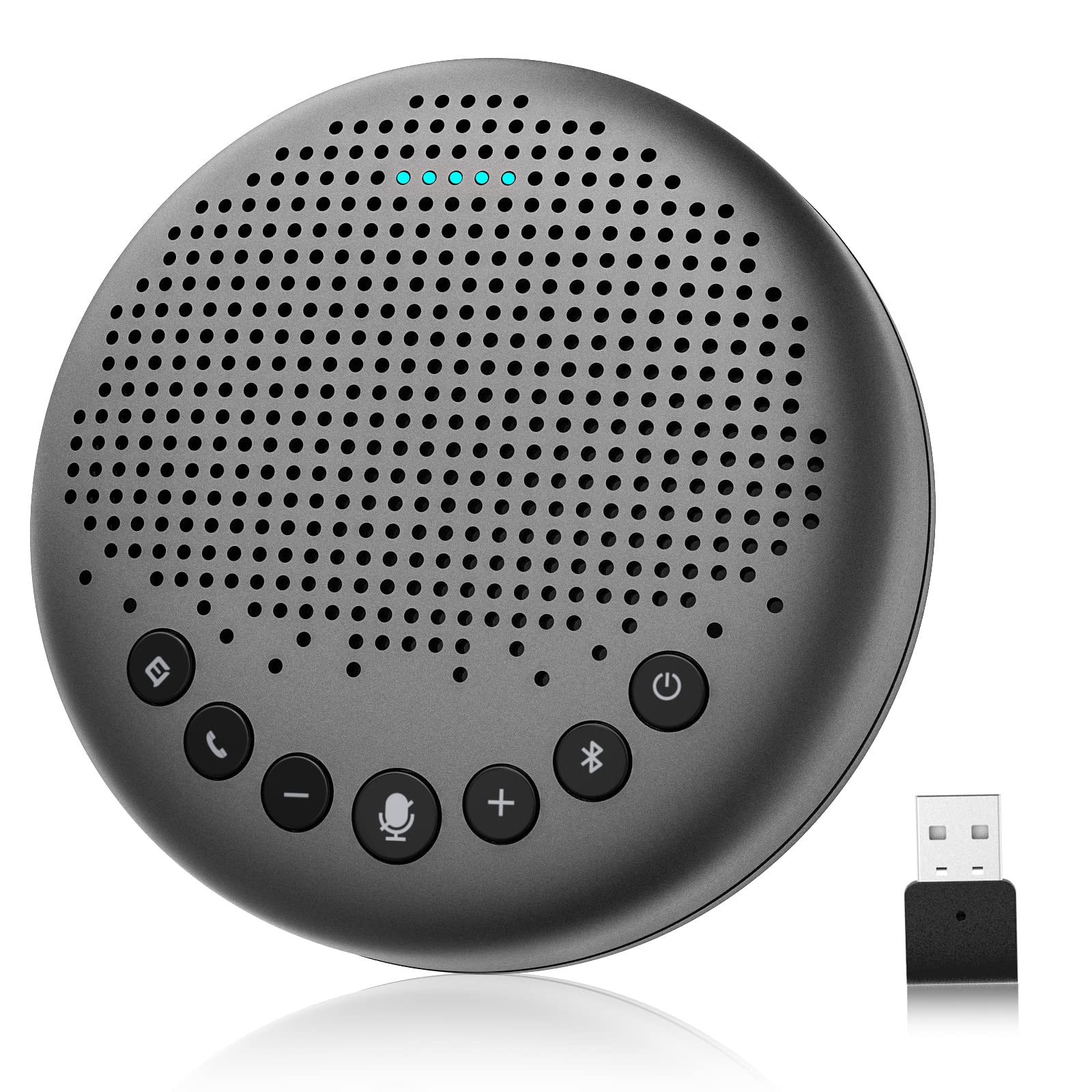 Bluetooth Speakerphone - eMeet Luna Conference Speaker, w/Enhanced Noise Reduction Algorithm, Daisy 