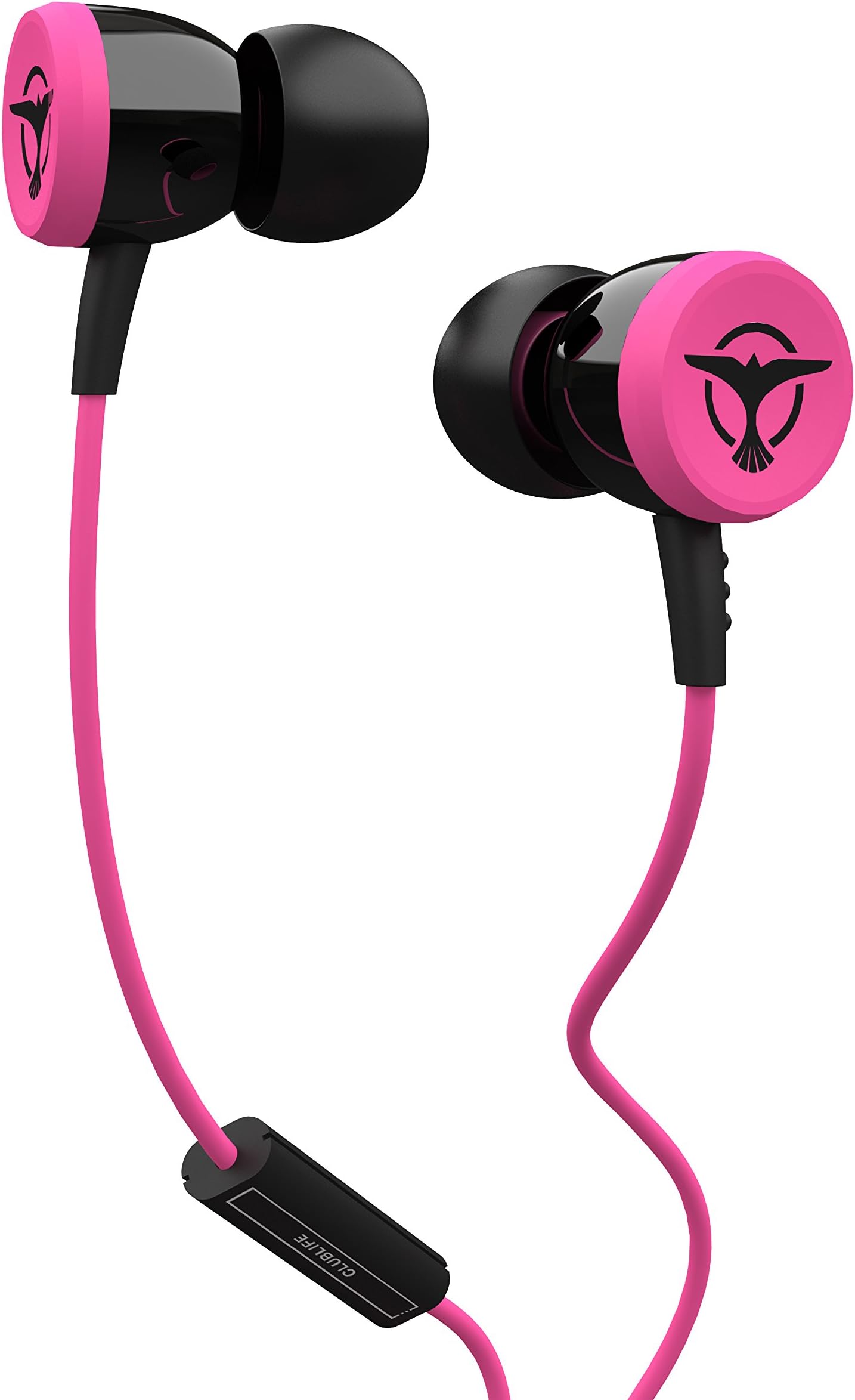 CLUBLIFE CL31-1-13 CL-3 Paradise In-Ear Headphones with Mic, Pink