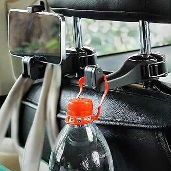 Car Seat Headrest Hanger Back Folding Hook Safety Handrail Backrest Seat Back Hooks For Hanging Bag