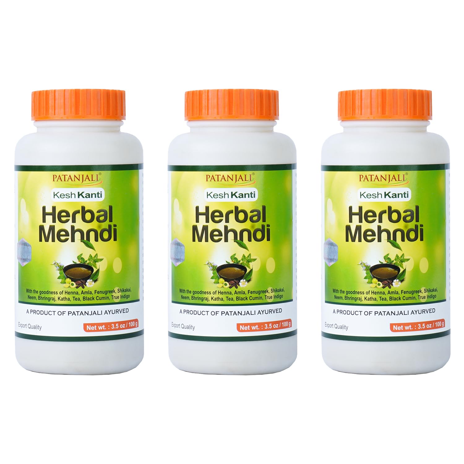 Kesh Kanti Herbal Mehndi 100 - Gram (Pack of 3)