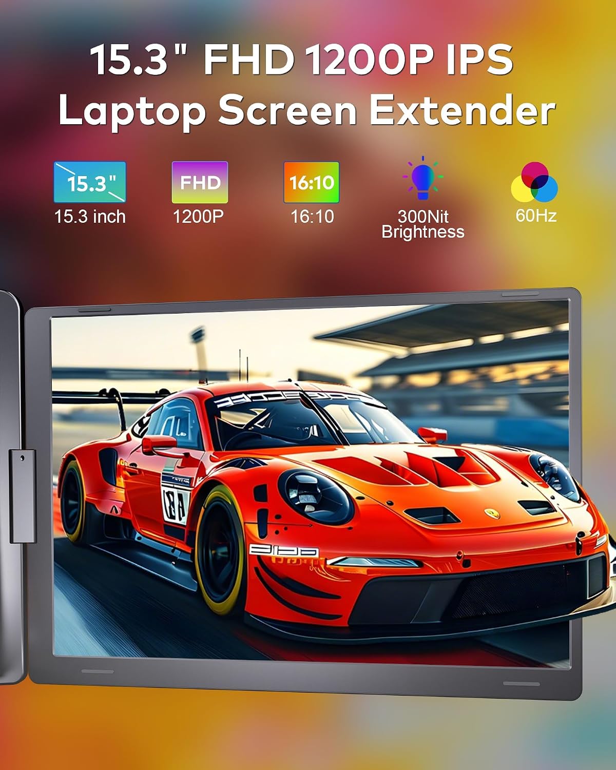 15.3" Laptop Screen Extender, FHD IPS Portable Quad Monitor for Laptop | Triple Screen Extender for 13-17.3" Laptops, Travel Monitor Compatible with Windows and MacOS(M1/M2/M3/M4/M5)-S980 Pro 3 71ChCX5kYQL. AC SL1500