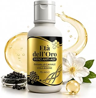 Sublime Gold Antiage Face Cream - Moisturising Lift with Hyaluronic Acid, Collagen, Caviar and Vitamin E - Day and Night - 75 ml
