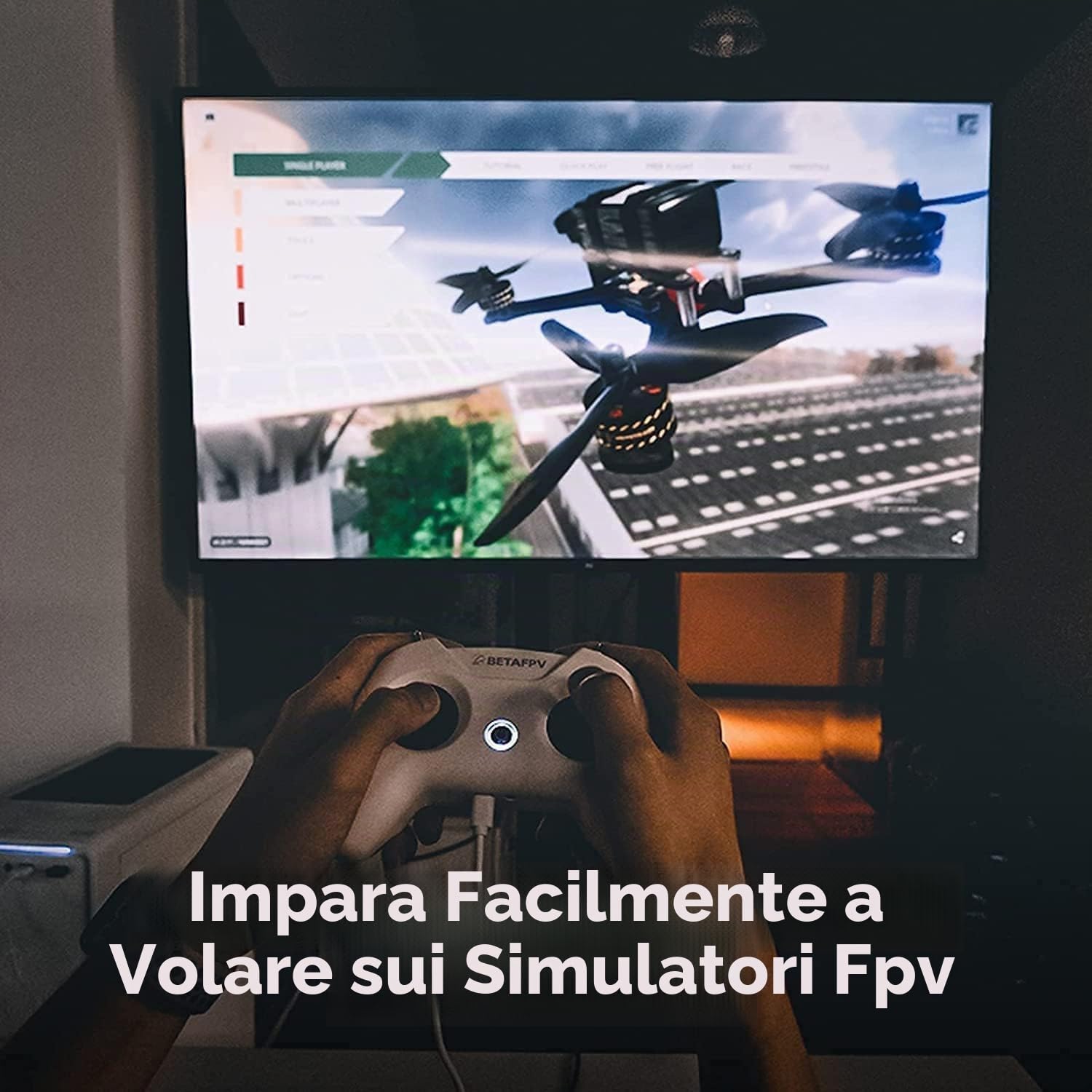 BETAFPV Cetus - Kit Drone RTF con 3 modalità di volo, funzione di mantenimento dell'altitudine, funzione di atterraggio di emergenza pronto a volare, compatibile per principianti FPV ragazzi ragazze
